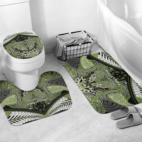 Aotearoa Iwi Whakatohea Bathroom Set Maori Kowhaiwhai Pattern