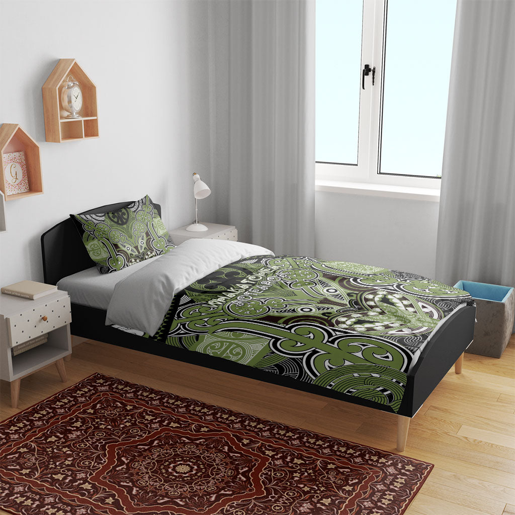 Aotearoa Iwi Whakatohea Bedding Set Maori Kowhaiwhai Pattern