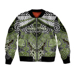 Aotearoa Iwi Whakatohea Personalised Bomber Jacket Maori Kowhaiwhai Pattern