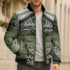 Aotearoa Iwi Whakatohea Personalised Bomber Puffer Jacket Maori Kowhaiwhai Pattern