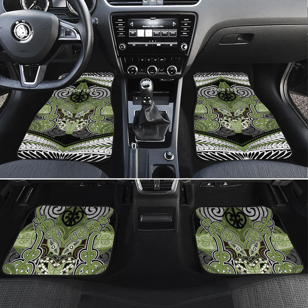 Aotearoa Iwi Whakatohea Personalised Car Mats Maori Kowhaiwhai Pattern