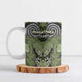 Aotearoa Iwi Whakatohea Personalised Ceramic Mug Maori Kowhaiwhai Pattern