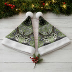Aotearoa Iwi Whakatohea Personalised Christmas Santa Hat Maori Kowhaiwhai Pattern