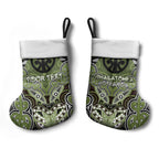 Aotearoa Iwi Whakatohea Personalised Christmas Stocking Maori Kowhaiwhai Pattern