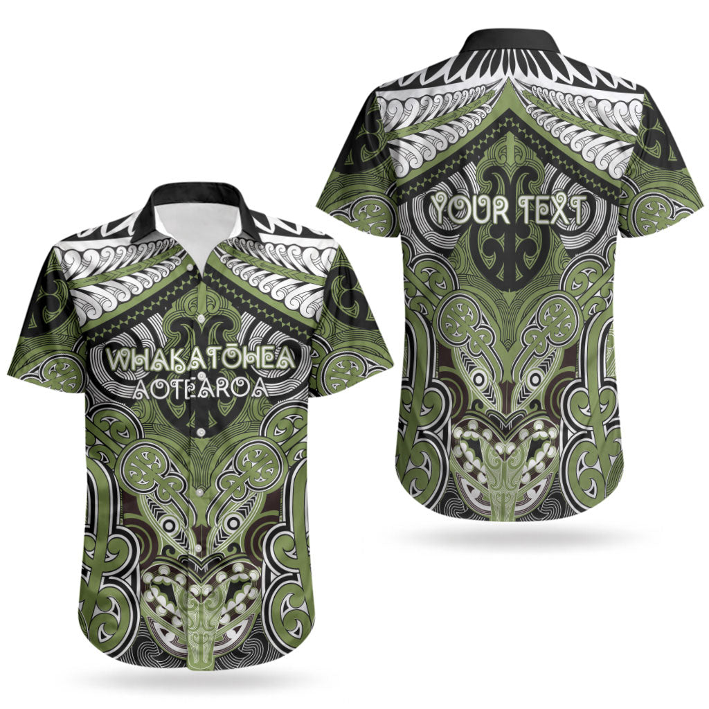 Aotearoa Iwi Whakatohea Personalised Couples Matching Mermaid Dress and Hawaiian Shirt Maori Kowhaiwhai Pattern