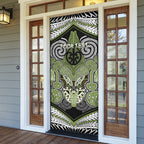Aotearoa Iwi Whakatohea Personalised Door Cover Maori Kowhaiwhai Pattern