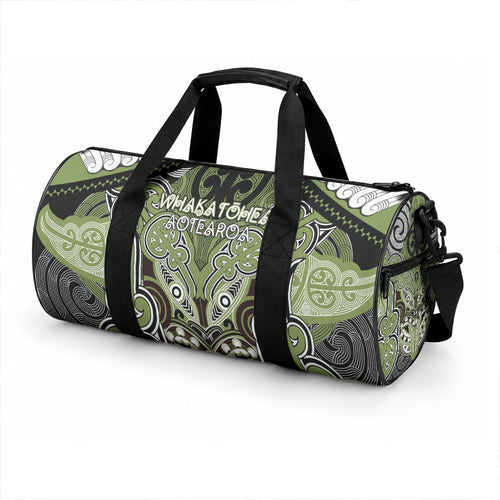 Aotearoa Iwi Whakatohea Duffle Bag Maori Kowhaiwhai Pattern