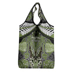 Aotearoa Iwi Whakatohea Grocery Bag Maori Kowhaiwhai Pattern