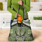 Aotearoa Iwi Whakatohea Grocery Bag Maori Kowhaiwhai Pattern