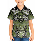 Aotearoa Iwi Whakatohea Personalised Hawaiian Shirt Maori Kowhaiwhai Pattern