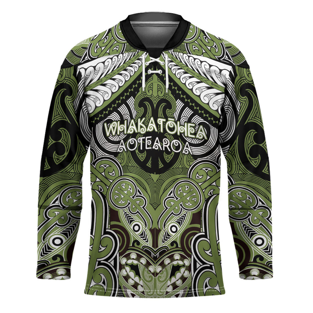 Aotearoa Iwi Whakatohea Personalised Hockey Jersey Maori Kowhaiwhai Pattern