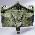 Aotearoa Iwi Whakatohea Hooded Blanket Maori Kowhaiwhai Pattern