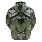 Aotearoa Iwi Whakatohea Personalised Hoodie Maori Kowhaiwhai Pattern