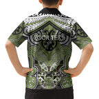 Aotearoa Iwi Whakatohea Personalised Kid Hawaiian Shirt Maori Kowhaiwhai Pattern