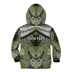 Aotearoa Iwi Whakatohea Personalised Kid Hoodie Maori Kowhaiwhai Pattern
