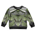 Aotearoa Iwi Whakatohea Personalised Kid Ugly Christmas Sweater Maori Kowhaiwhai Pattern