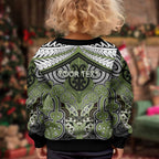 Aotearoa Iwi Whakatohea Personalised Kid Ugly Christmas Sweater Maori Kowhaiwhai Pattern