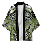 Aotearoa Iwi Whakatohea Personalised Kimono Maori Kowhaiwhai Pattern