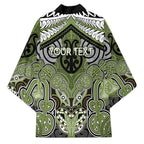 Aotearoa Iwi Whakatohea Personalised Kimono Maori Kowhaiwhai Pattern