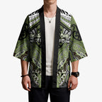 Aotearoa Iwi Whakatohea Personalised Kimono Maori Kowhaiwhai Pattern