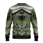 Aotearoa Iwi Whakatohea Personalised Ugly Christmas Sweater Maori Kowhaiwhai Pattern