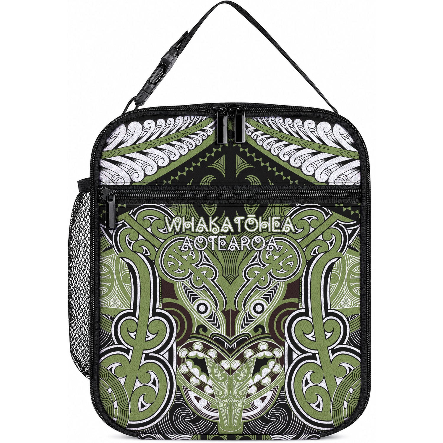 Aotearoa Iwi Whakatohea Lunch Bag Maori Kowhaiwhai Pattern