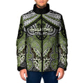 Aotearoa Iwi Whakatohea Personalised Padded Jacket Maori Kowhaiwhai Pattern