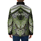 Aotearoa Iwi Whakatohea Personalised Padded Jacket Maori Kowhaiwhai Pattern
