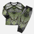Aotearoa Iwi Whakatohea Personalised Christmas Pajama Set Maori Kowhaiwhai Pattern