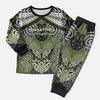Aotearoa Iwi Whakatohea Personalised Christmas Pajama Set Maori Kowhaiwhai Pattern