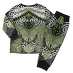 Aotearoa Iwi Whakatohea Personalised Christmas Pajama Set Maori Kowhaiwhai Pattern