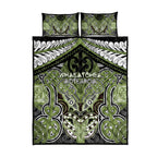 Aotearoa Iwi Whakatohea Quilt Bed Set Maori Kowhaiwhai Pattern