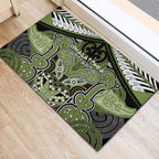 Aotearoa Iwi Whakatohea Rubber Doormat Maori Kowhaiwhai Pattern