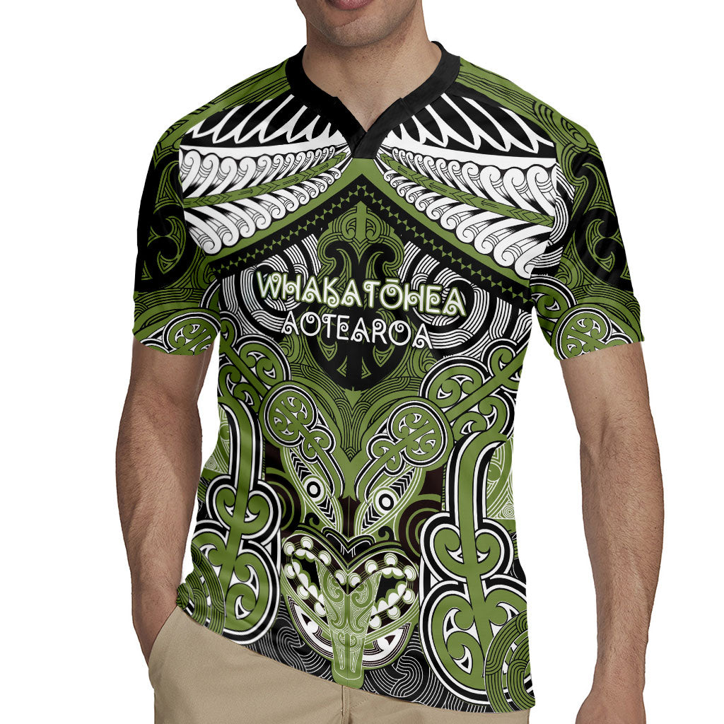 Aotearoa Iwi Whakatohea Personalised Rugby Jersey Maori Kowhaiwhai Pattern