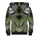 Aotearoa Iwi Whakatohea Personalised Sherpa Hoodie Maori Kowhaiwhai Pattern