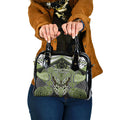 Aotearoa Iwi Whakatohea Shoulder Handbag Maori Kowhaiwhai Pattern