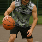 Aotearoa Iwi Whakatohea Personalised Sleeveless Hoodie Maori Kowhaiwhai Pattern