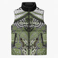 Aotearoa Iwi Whakatohea Personalised Sleeveless Puffer Jacket Maori Kowhaiwhai Pattern