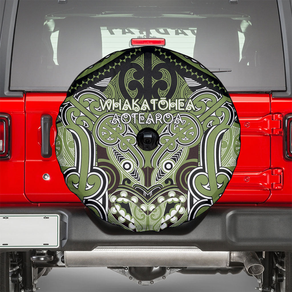 Aotearoa Iwi Whakatohea Spare Tire Cover Maori Kowhaiwhai Pattern