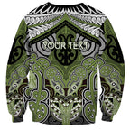 Aotearoa Iwi Whakatohea Personalised Sweatshirt Maori Kowhaiwhai Pattern