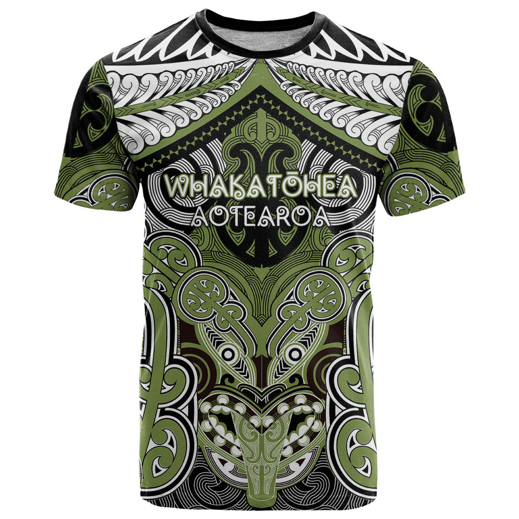 Aotearoa Iwi Whakatohea Personalised T Shirt Maori Kowhaiwhai Pattern