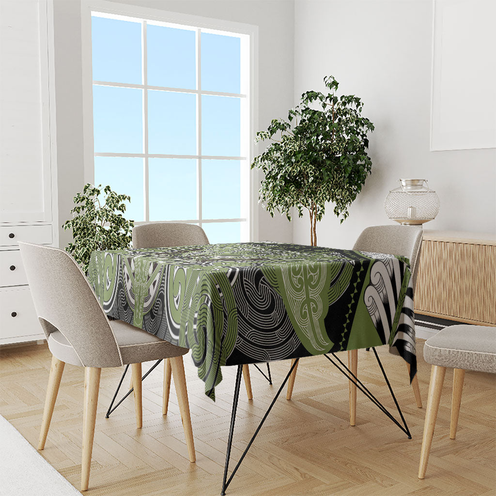 Aotearoa Iwi Whakatohea Tablecloth Maori Kowhaiwhai Pattern