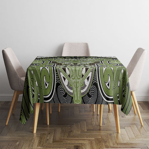 Aotearoa Iwi Whakatohea Tablecloth Maori Kowhaiwhai Pattern