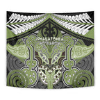 Aotearoa Iwi Whakatohea Tapestry Maori Kowhaiwhai Pattern