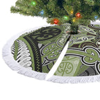 Aotearoa Iwi Whakatohea Tree Skirt Maori Kowhaiwhai Pattern