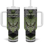 Aotearoa Iwi Whakatohea Personalised Tumbler With Handle Maori Kowhaiwhai Pattern
