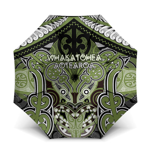 Aotearoa Iwi Whakatohea Umbrella Maori Kowhaiwhai Pattern