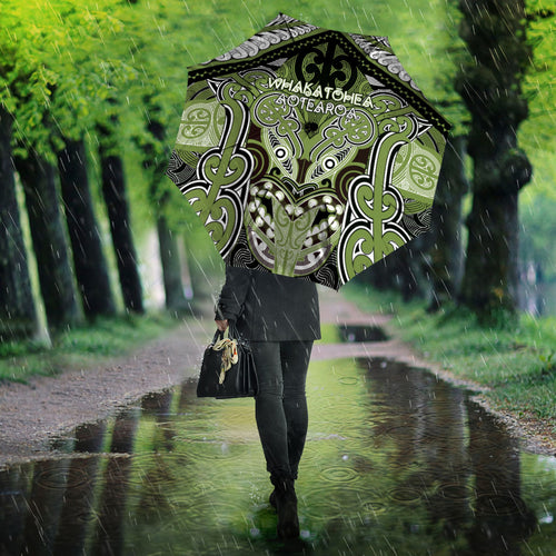 Aotearoa Iwi Whakatohea Umbrella Maori Kowhaiwhai Pattern