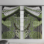 Aotearoa Iwi Whakatohea Window Curtain Maori Kowhaiwhai Pattern