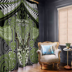 Aotearoa Iwi Whakatohea Window Curtain Maori Kowhaiwhai Pattern